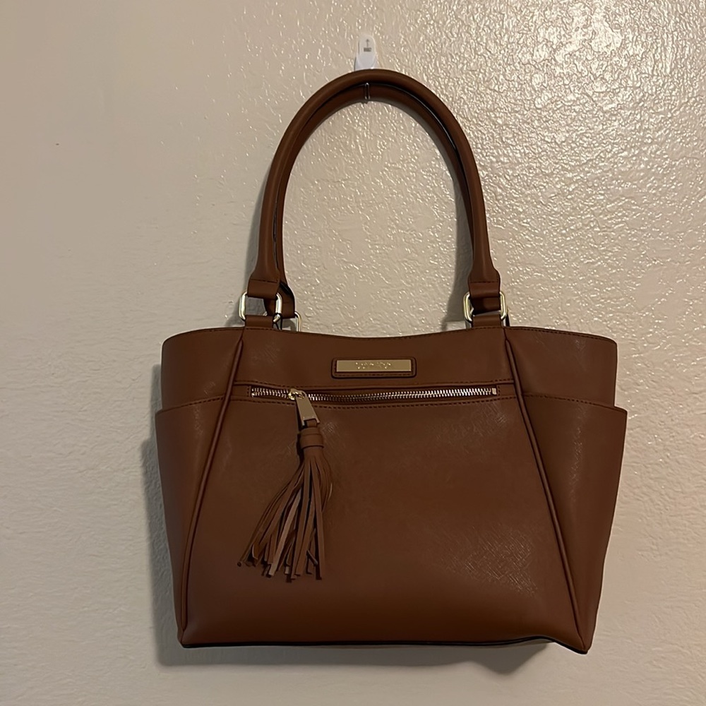 Calvin Klein brown leather purse